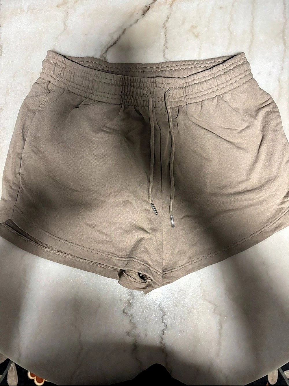 H&Medium Sweat Shorts Athletic Shorts Brown Medium